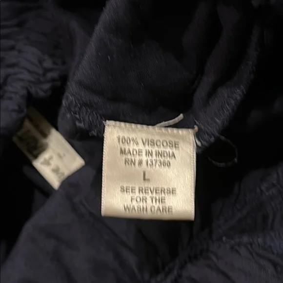 Live 4 Truth Navy Blue Off-Shoulder shorts Romper Size Large - Picture 4 of 9